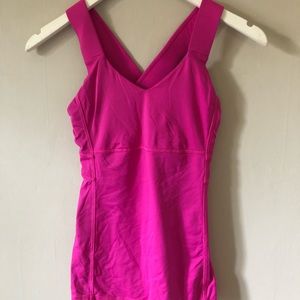 LuluLemon hot pink top